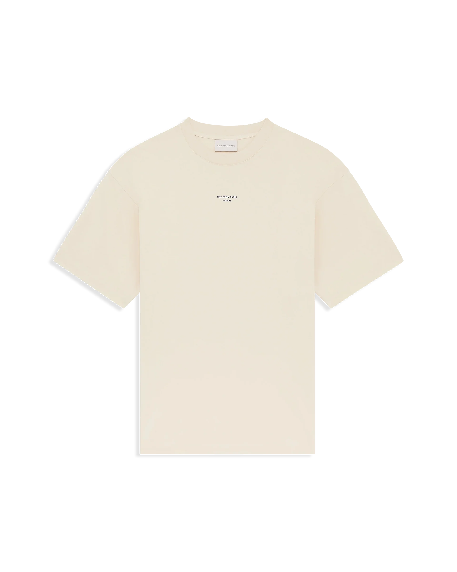 DRÔLE DE MONSIEUR Classic Slogan T-shirt