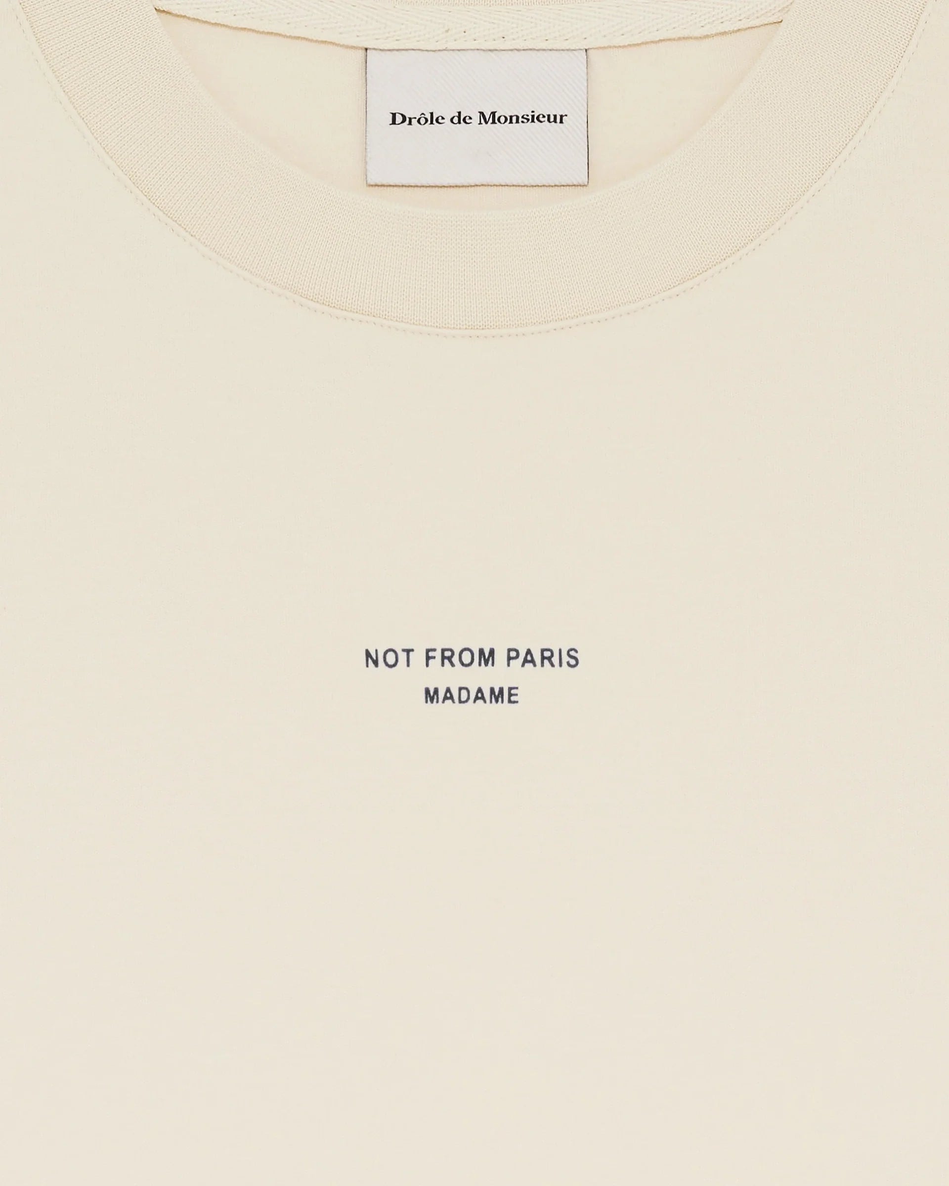 DRÔLE DE MONSIEUR Classic Slogan T-shirt-4
