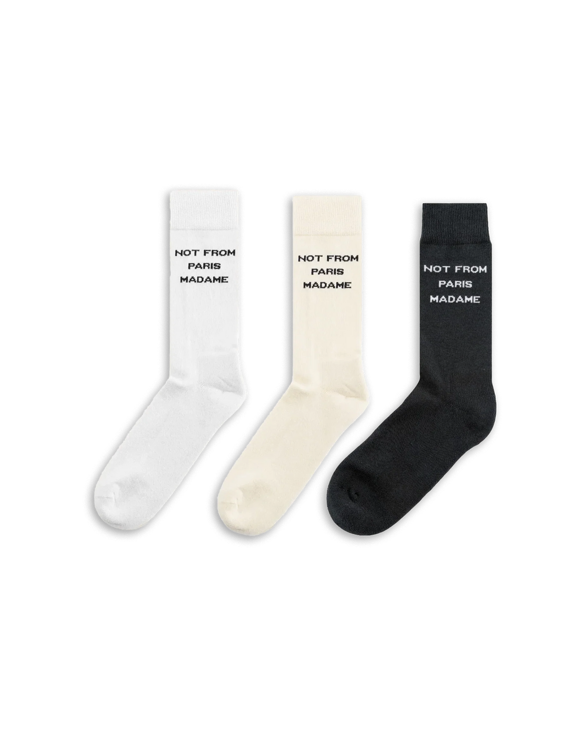 DRÔLE DE MONSIEUR Slogan Socks Pack-1