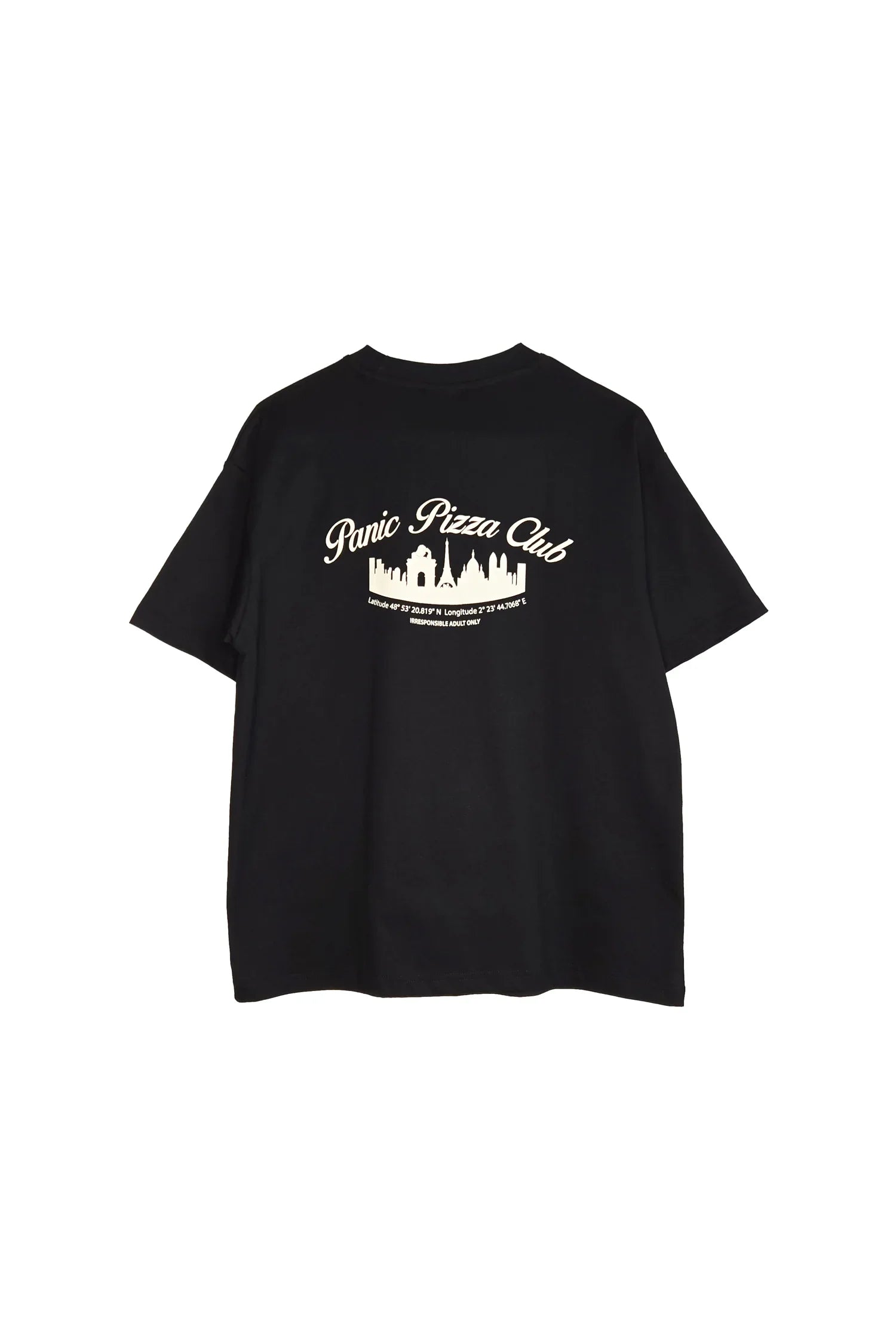PANIC PIZZA CLUB T-shirt La Ville | Black-2