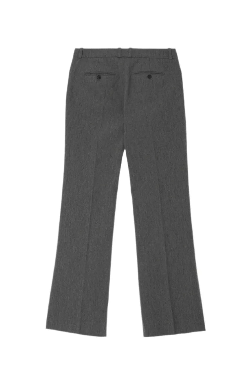 RECTO Quincy Wool Blend Flare Pants | Grey-2