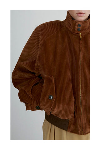 Jack Corduroy Harrington Jumper