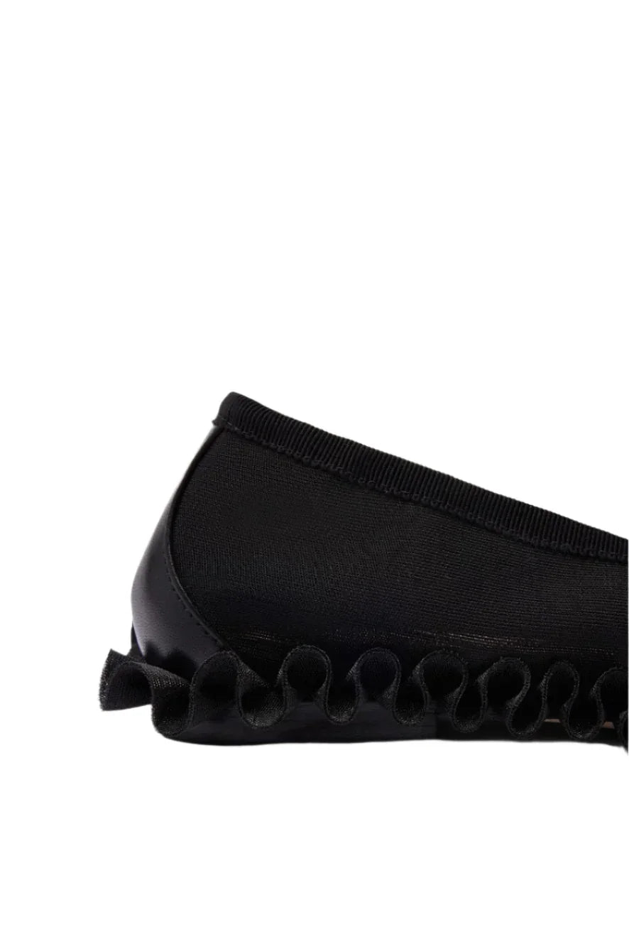 SIMONE ROCHA Mesh TUTU Frill Ballerina | Black-4