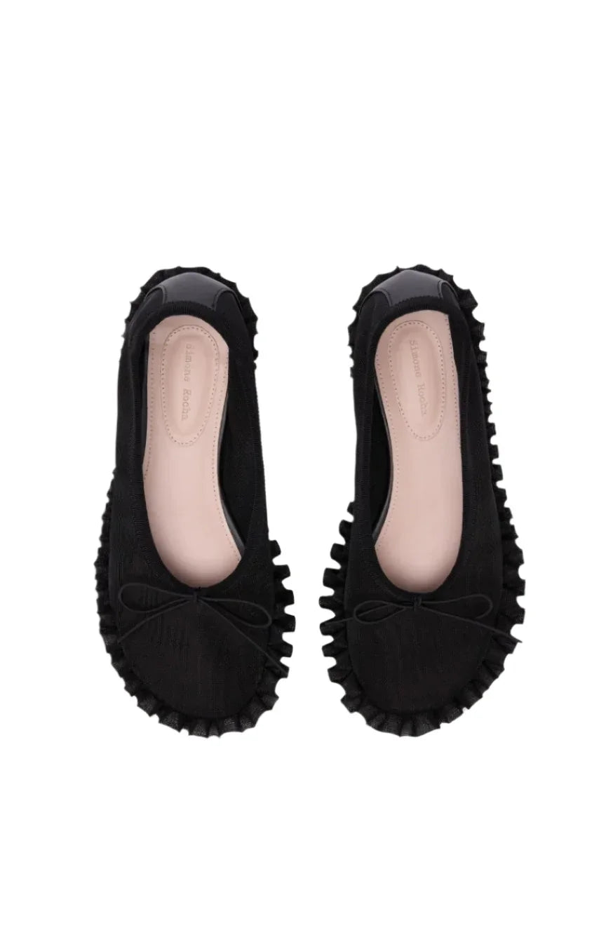 SIMONE ROCHA Mesh TUTU Frill Ballerina | Black