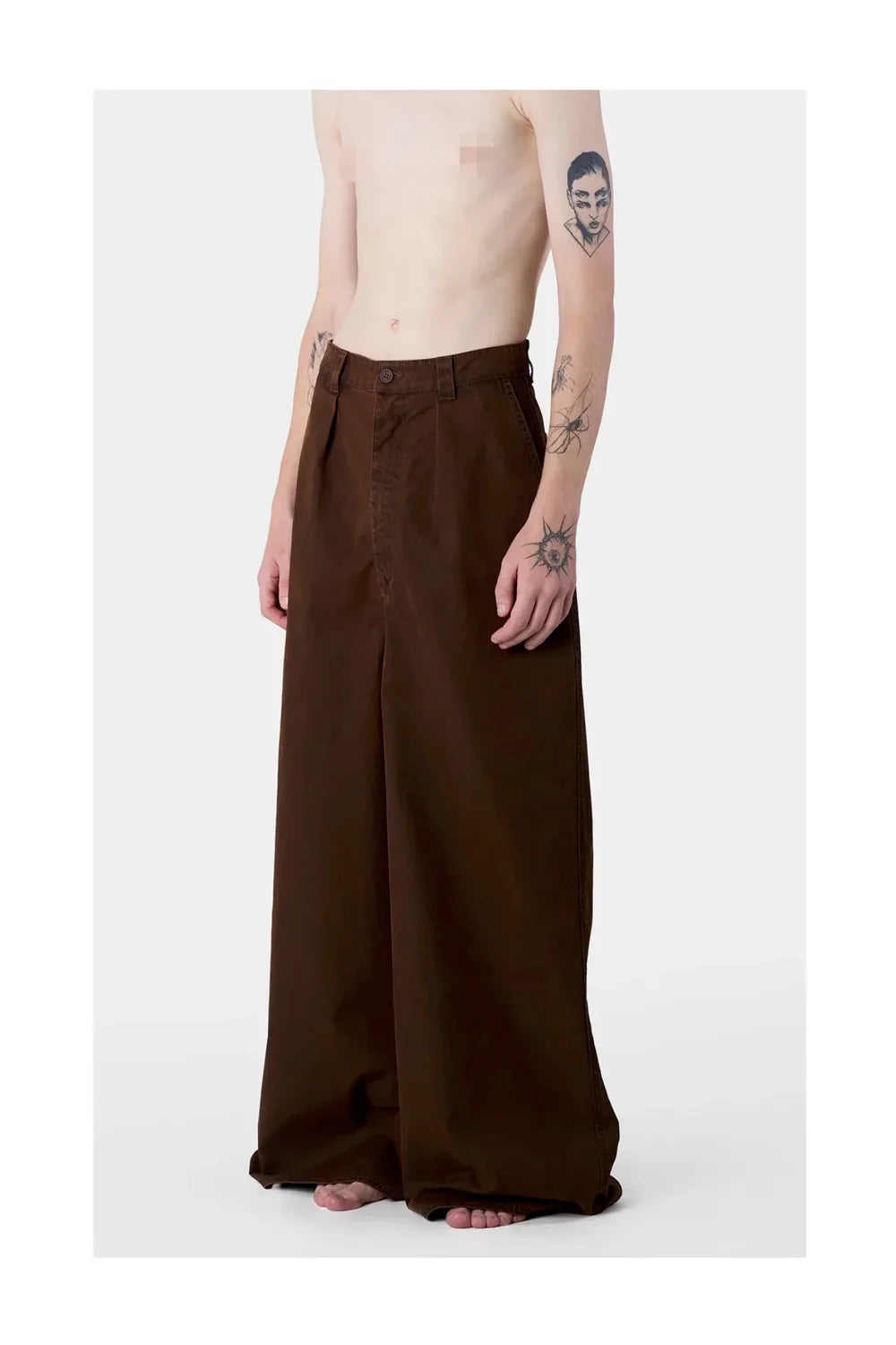 SUNNEI Extra Over Pants | Brown-4