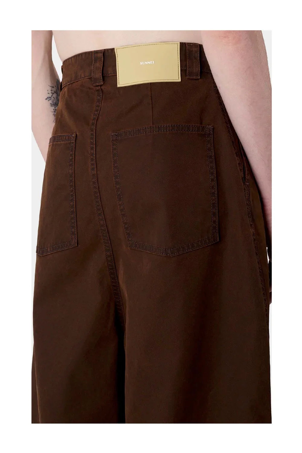 SUNNEI Extra Over Pants | Brown-2