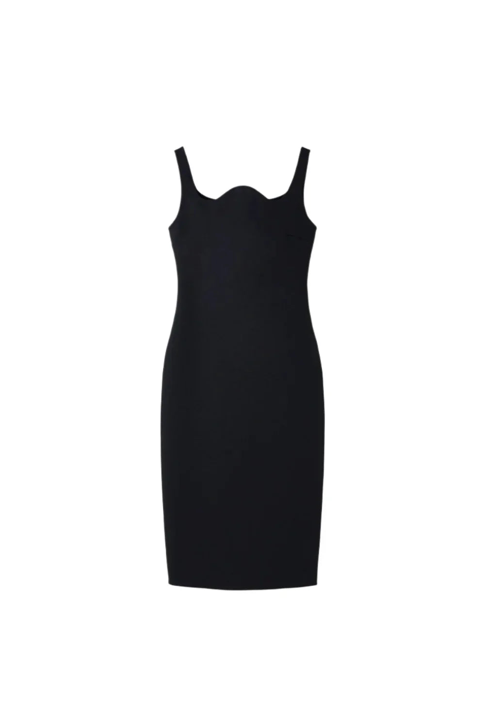 RECTO Signature Curved Neck Dress