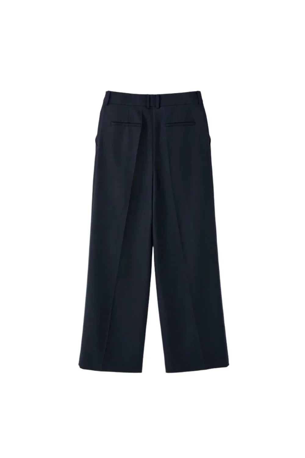RECTO Gathered Waistband Wool Blend Pants-2