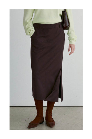 Asymmetric Long Skirt