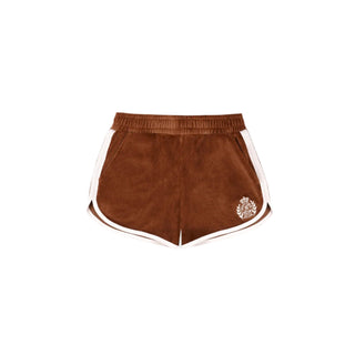 NY Crest Velour Shorts