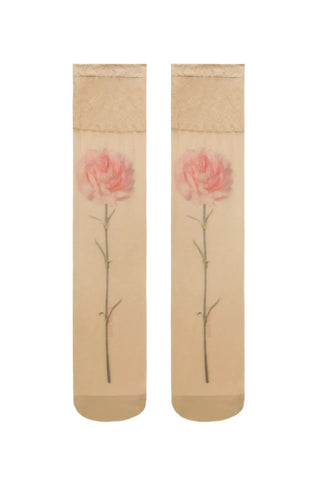 SHEER CARNATION SOCKS