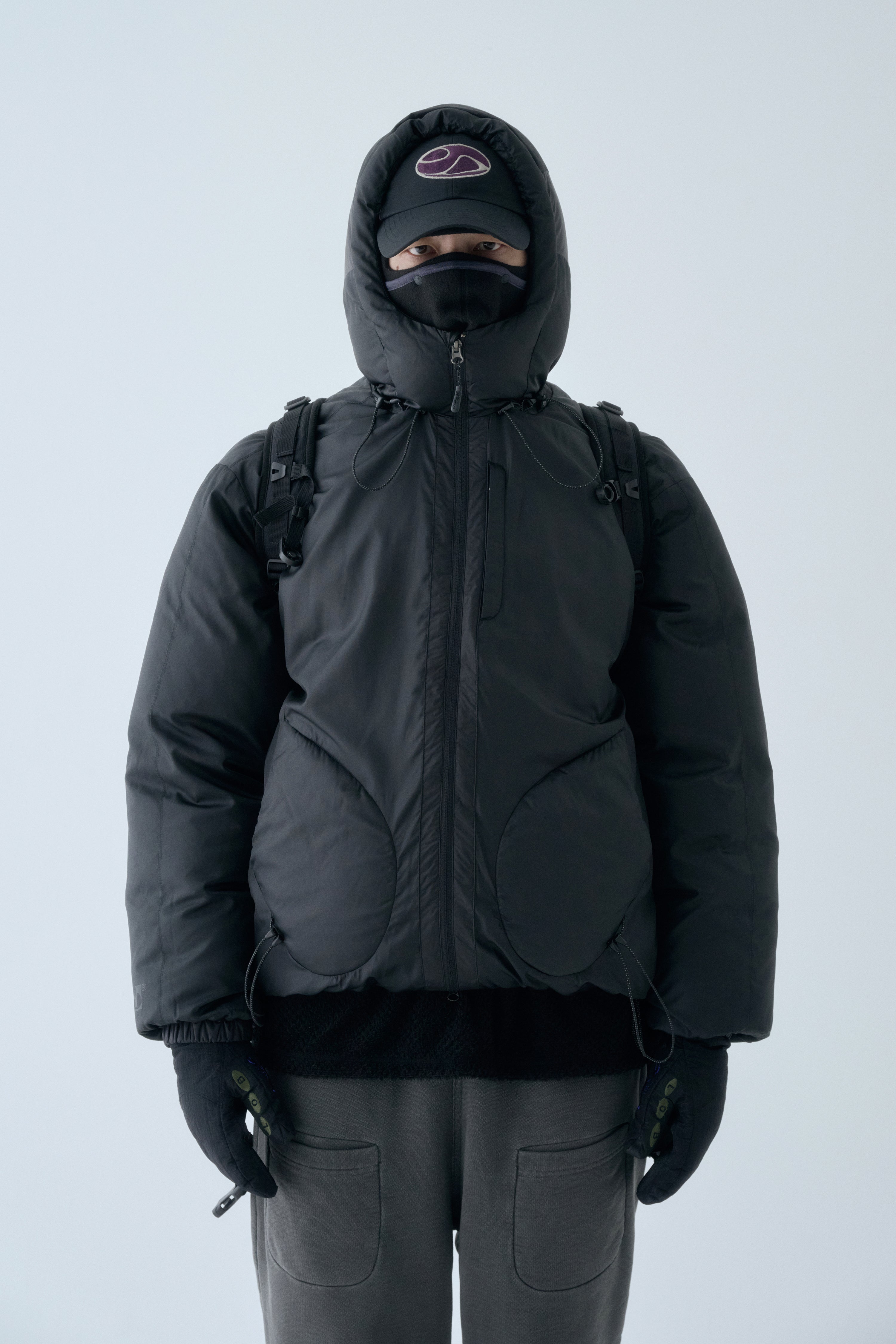 SOHC Teru Teru Bouzu Puffer Jacket | Black-11