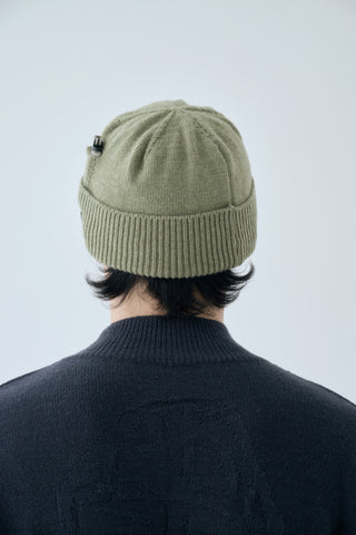 SOHC Lighter Pocket Knitted Beanie (Olive)