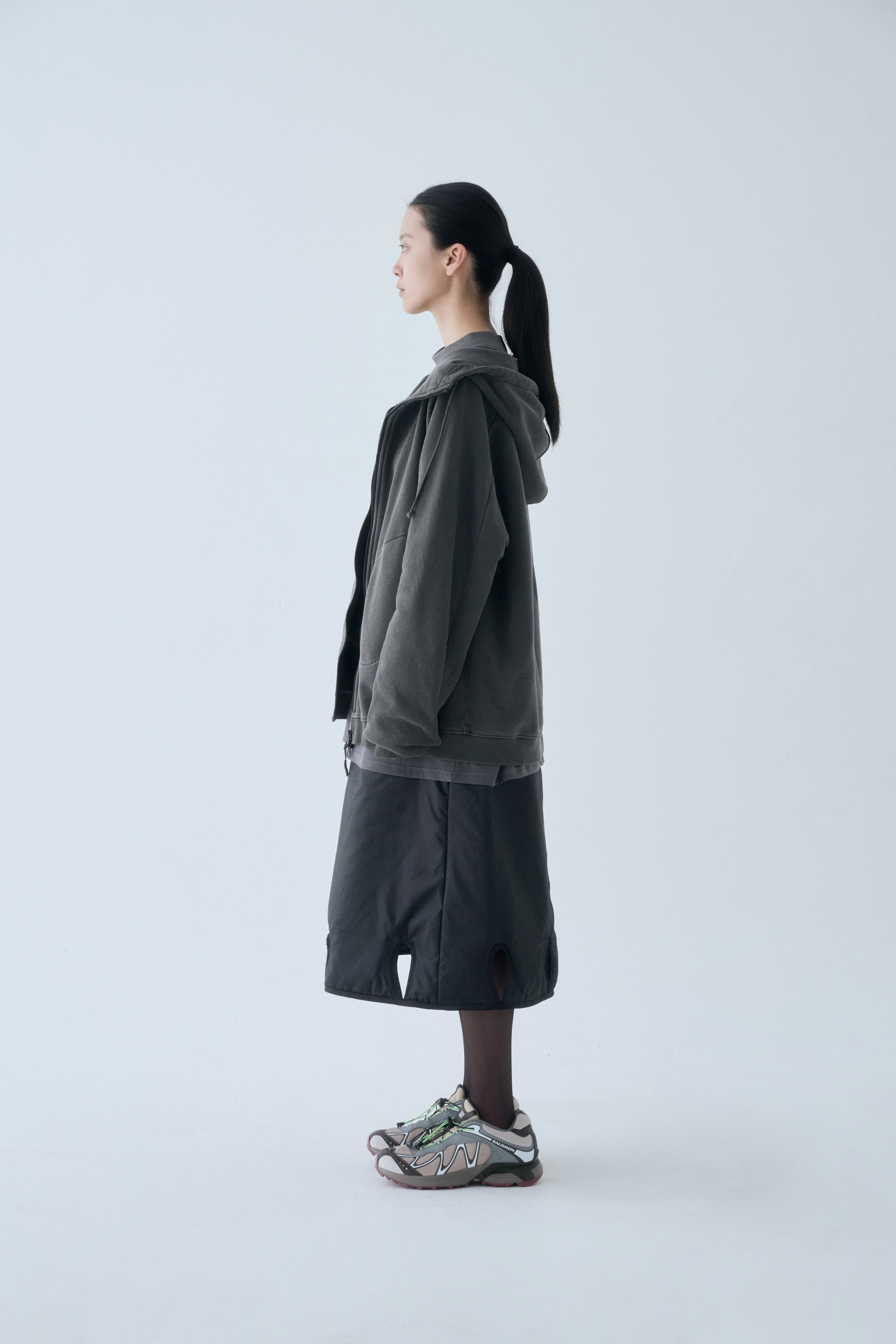 SOHC Garment Dyed Reflective Print Zip-Up Hoodie-9