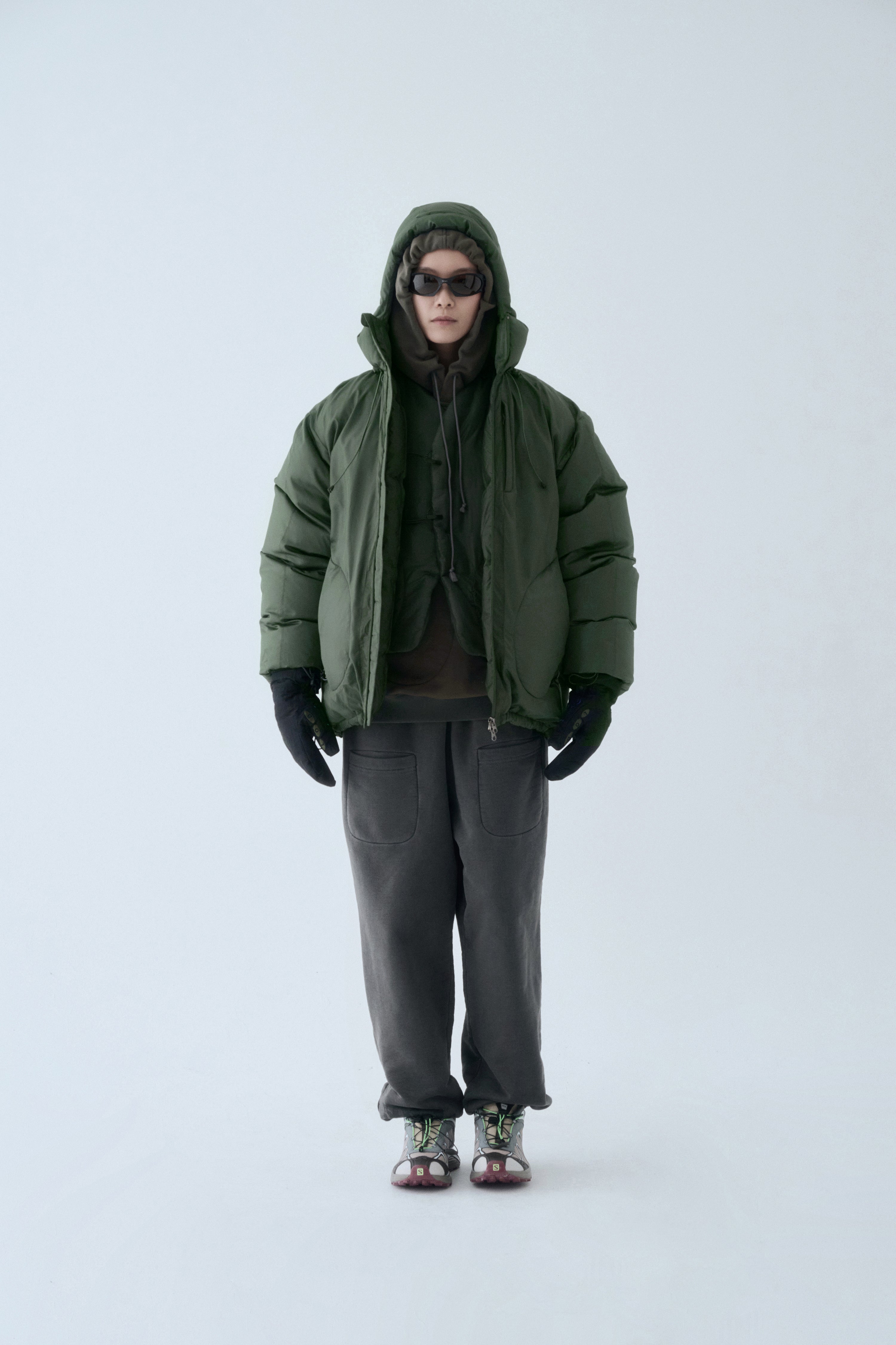 SOHC Teru Teru Bouzu Puffer Jacket | Khaki-8