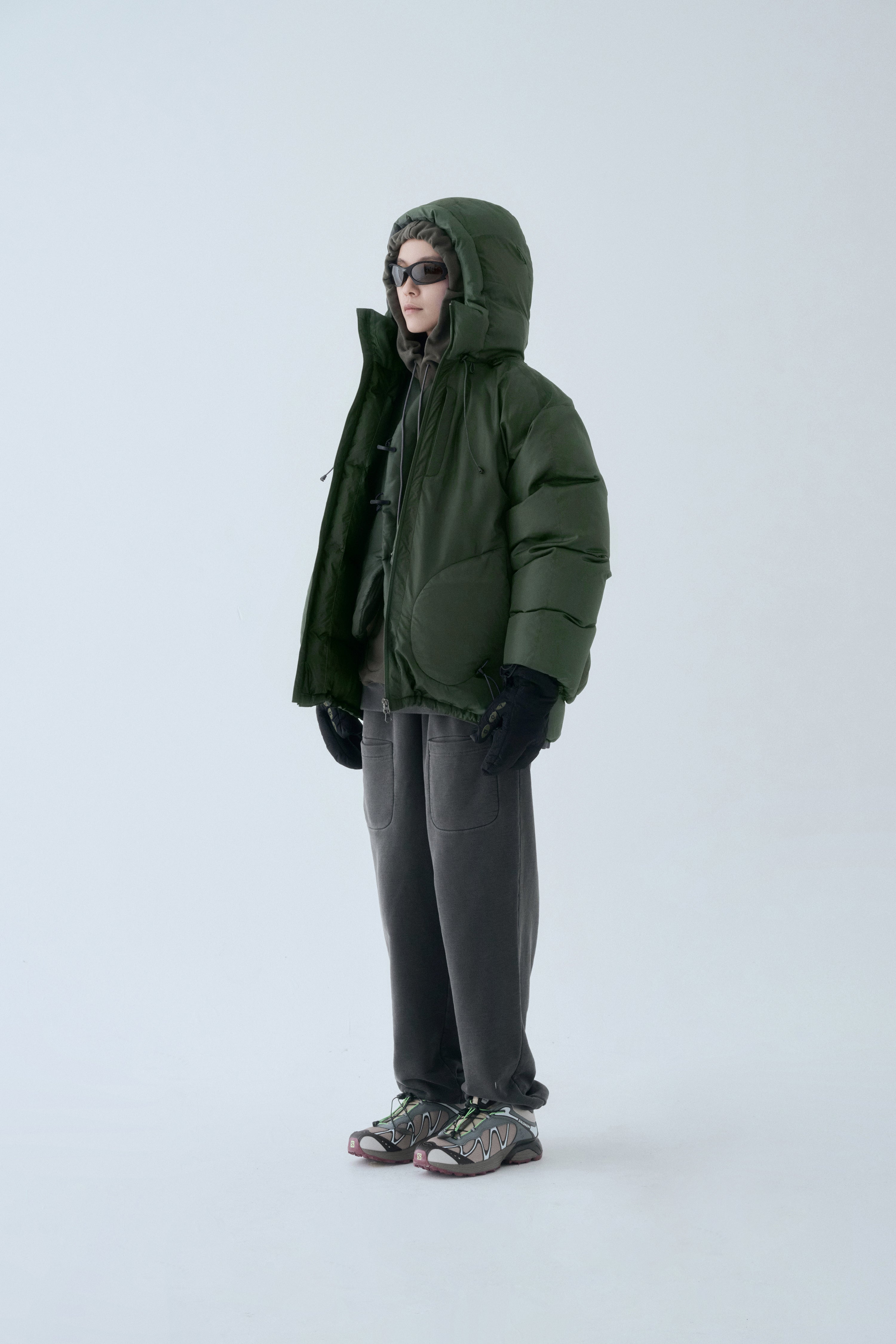 SOHC Teru Teru Bouzu Puffer Jacket | Khaki-9
