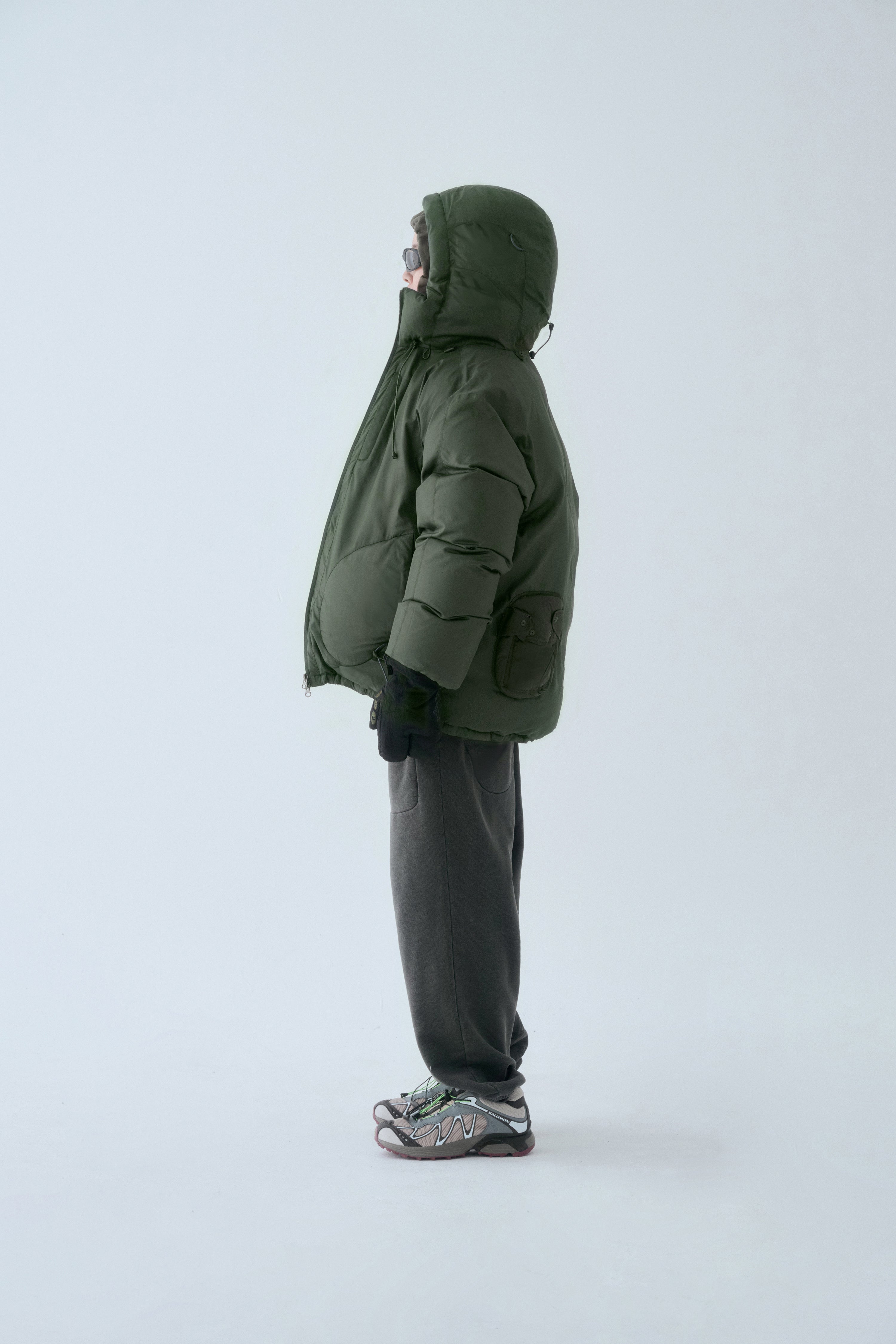 SOHC Teru Teru Bouzu Puffer Jacket | Khaki-10