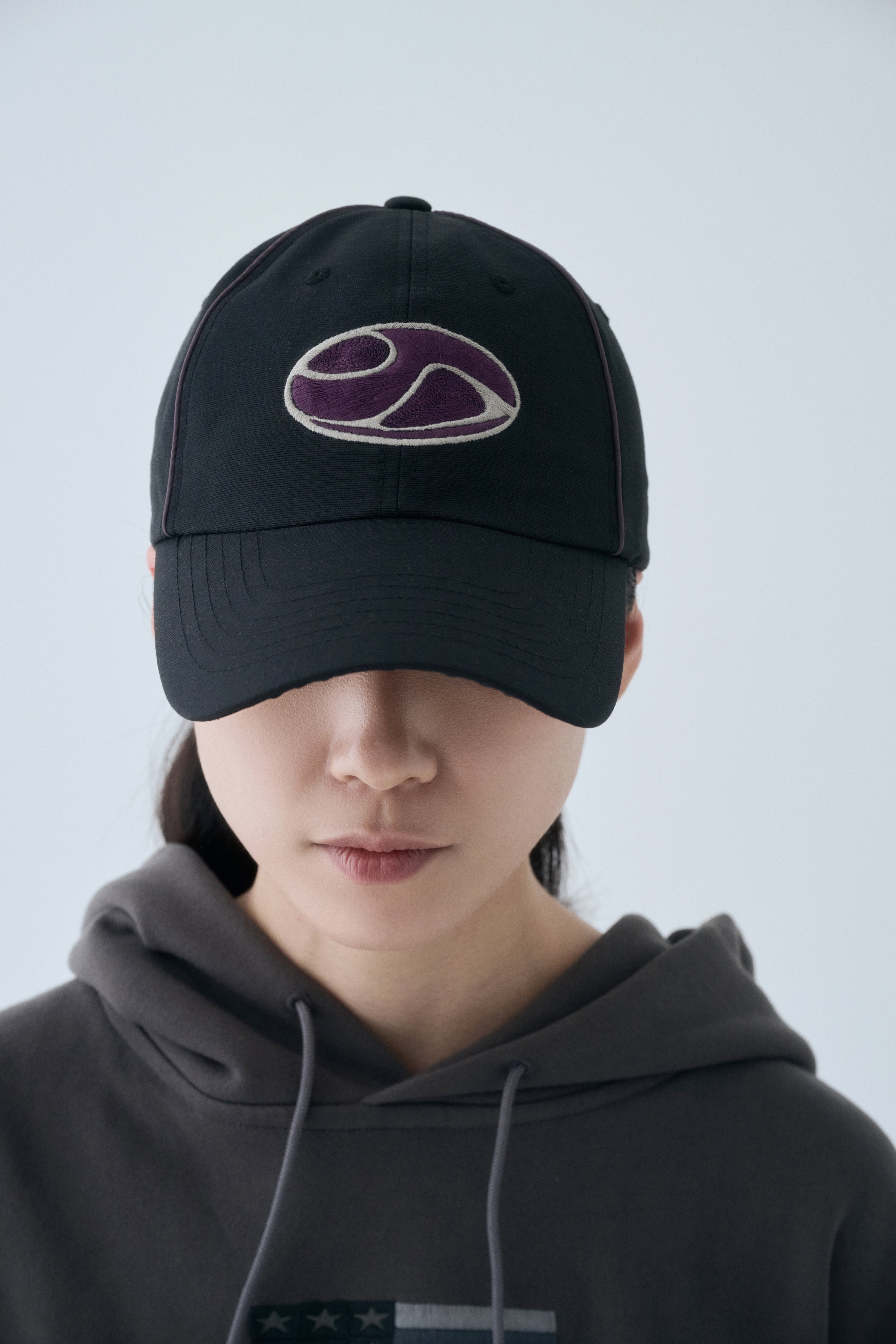 SOHC Nature Logo Line Detail Cap | Black-4