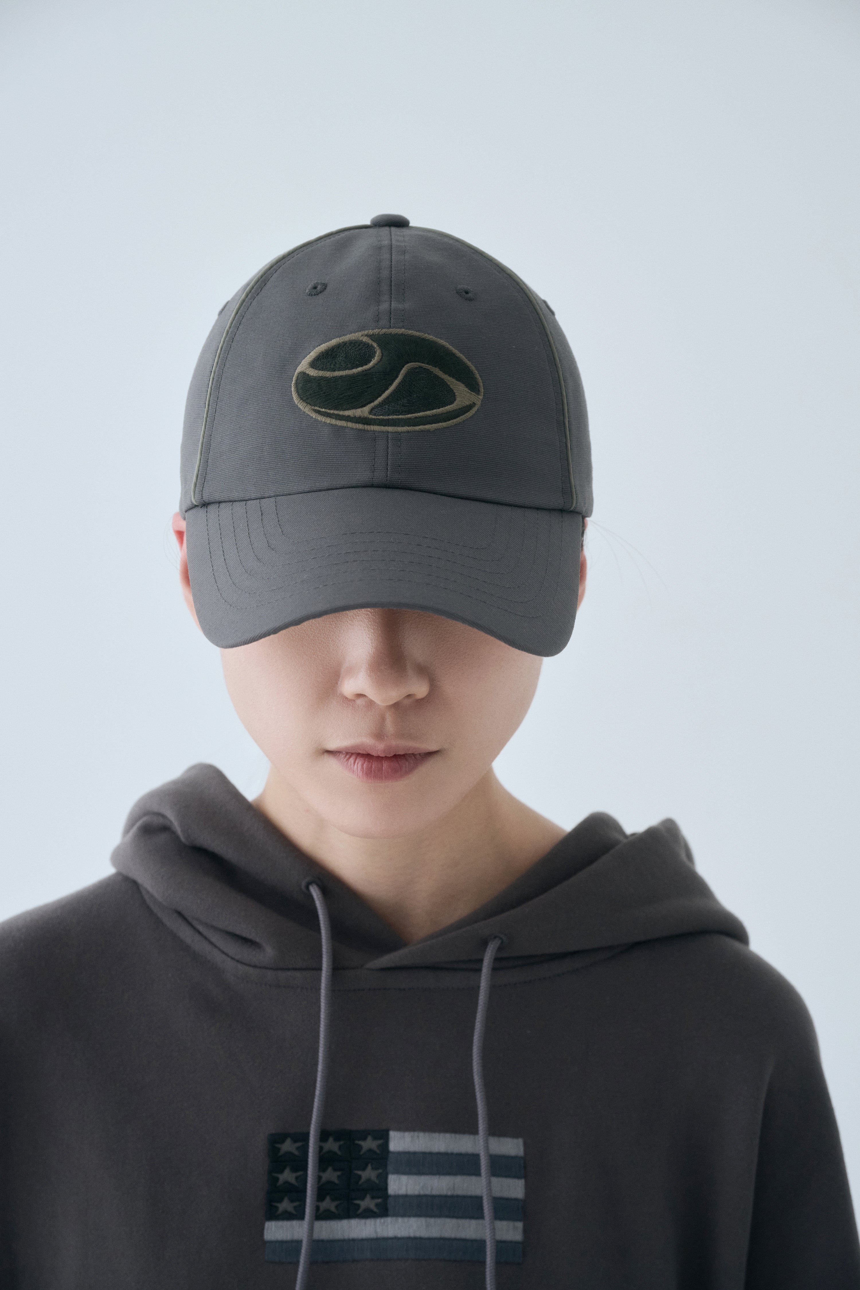 SOHC Nature Logo Line Detail Cap | Charcoal-4