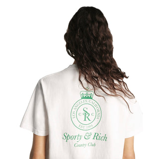 SPORTY & RICH Crown Logo T-Shirt