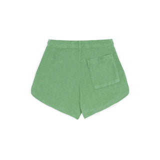 SPORTY & RICH Italic Logo Terry Shorts