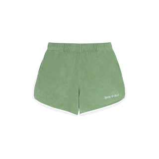 SPORTY & RICH Italic Logo Terry Shorts