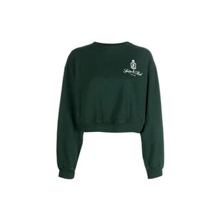 SPORTY & RICH Vendome Cropped Crewneck