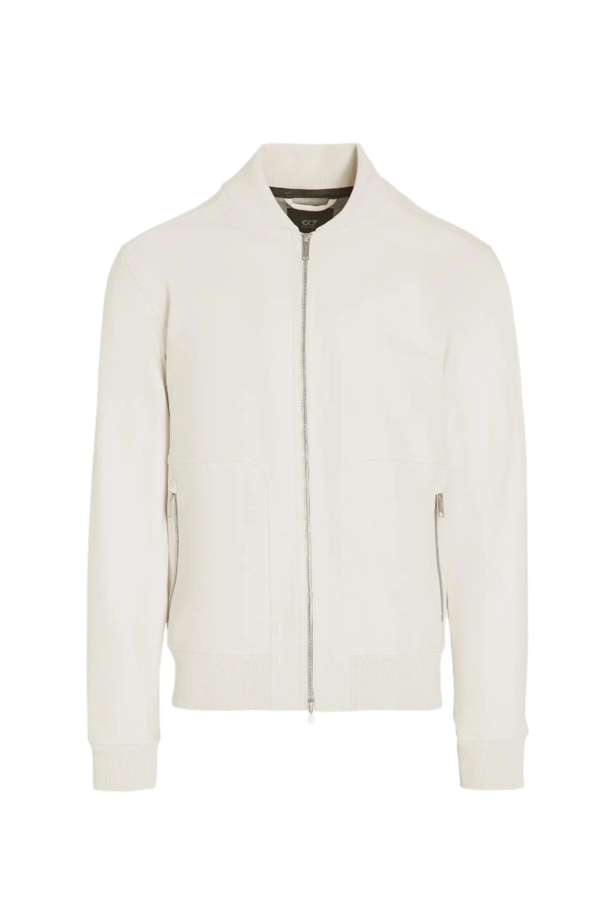 ALPHA TAURI Waterproof Taurobran Bomber Jacket | WHITE