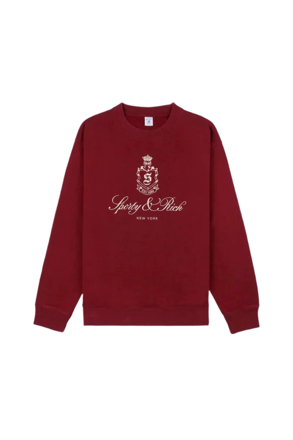 SPORTY & RICH Vendome Embroidered Crewneck