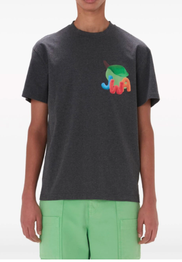 JW ANDERSON Lime Print T-shirt-2