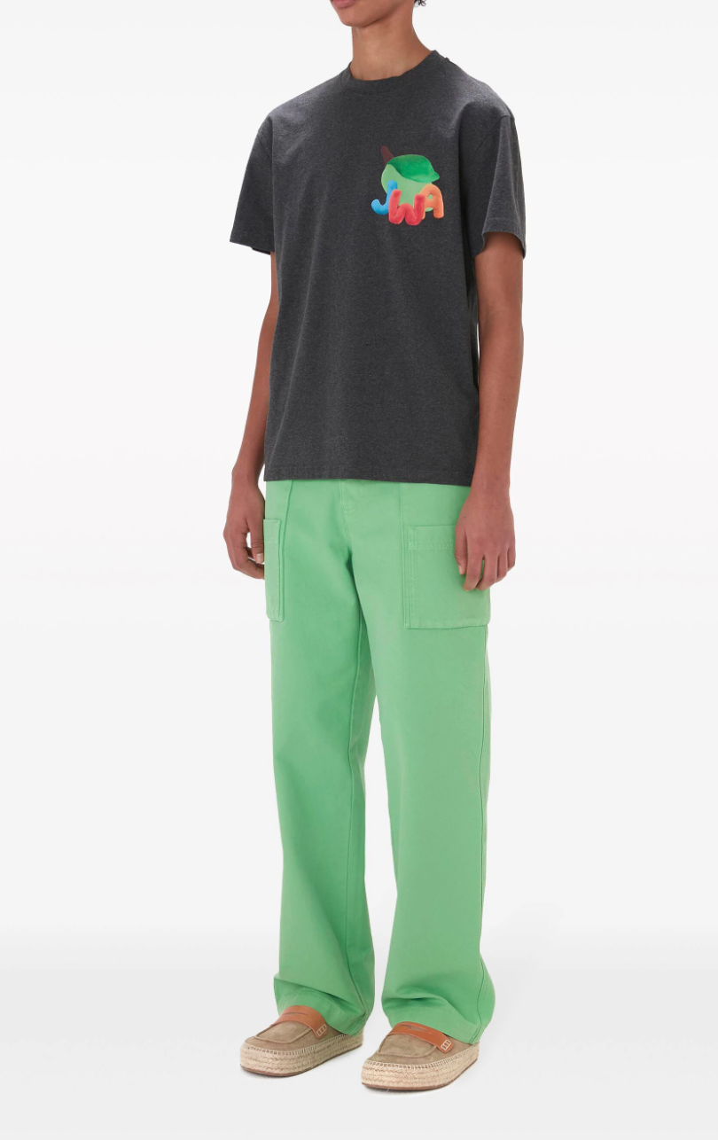 JW ANDERSON Lime Print T-shirt-4