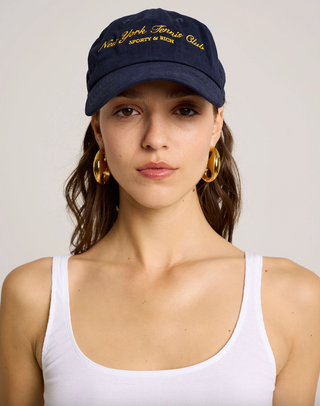 SPORTY & RICH NY Tennis Club Embroidered Hat