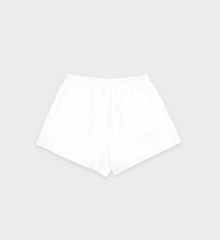 SPORTY & RICH Italic Logo Disco Shorts