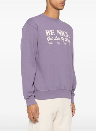 SPORTY & RICH Be Nice Crewneck