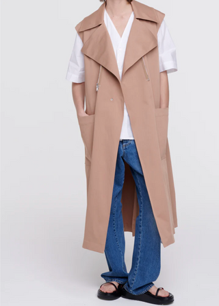 PLAN C Cotton Trench Coat