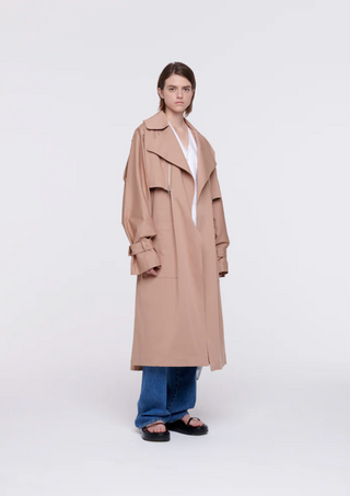 PLAN C Cotton Trench Coat