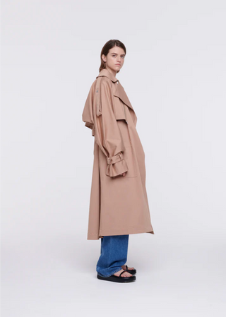 PLAN C Cotton Trench Coat