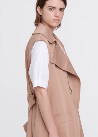 PLAN C Cotton Trench Coat