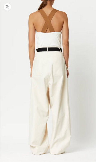 PLAN-C High Waist Wide Leg Trousers