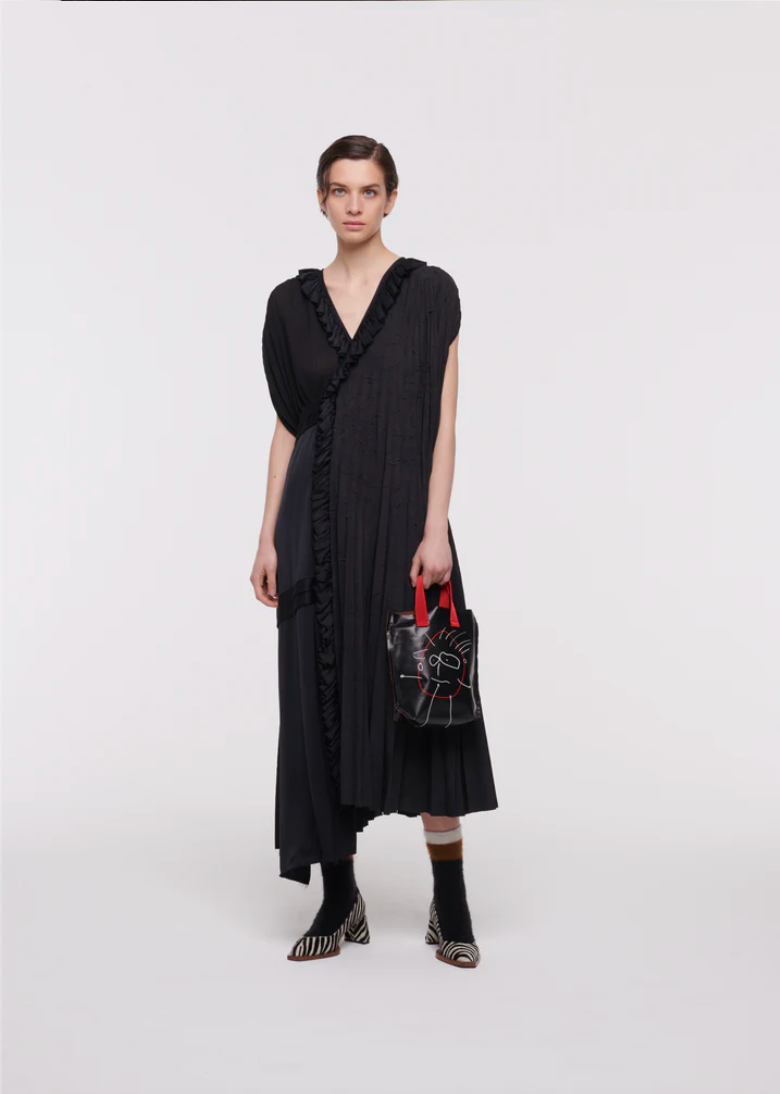 PLAN C "Pili and Bianca" Mini Shopper Bag-4