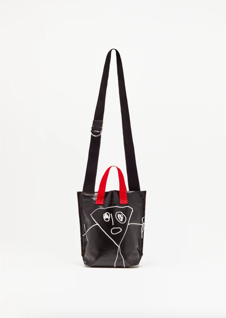 PLAN C "Pili and Bianca" Mini Shopper Bag-5