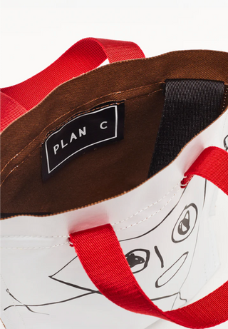 PLAN C "Pili and Bianca" Mini Shopper Bag