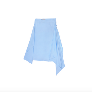 PLAN C Asymmetric Midi Skirt