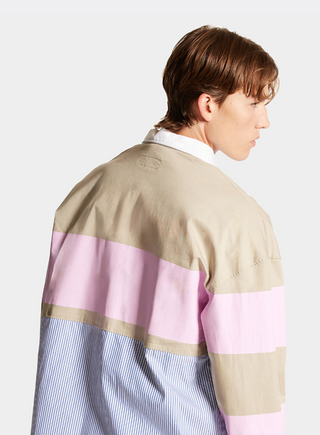 DSQUARED2 Rugby Hybrid Oversize Shirt