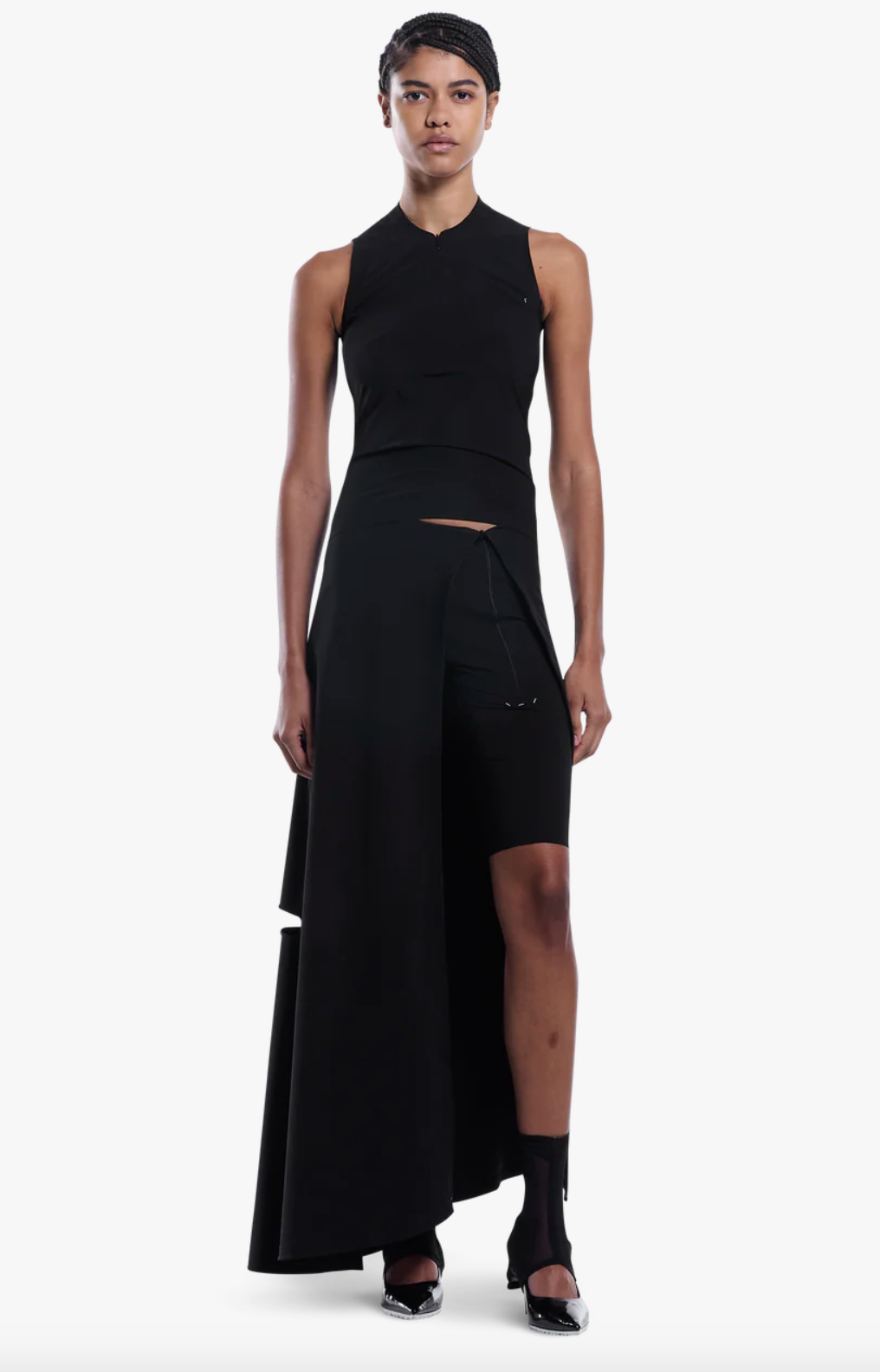 JOHANNA PARV Long Skirt-Shorts-3