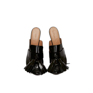 Tassel Leather Mules