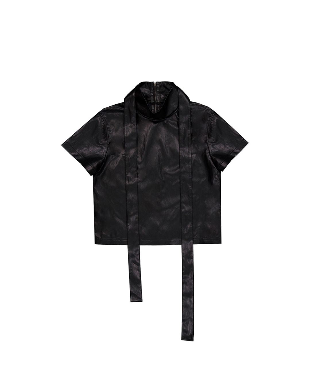 Theballon Short Sleeve Ribbon Top
