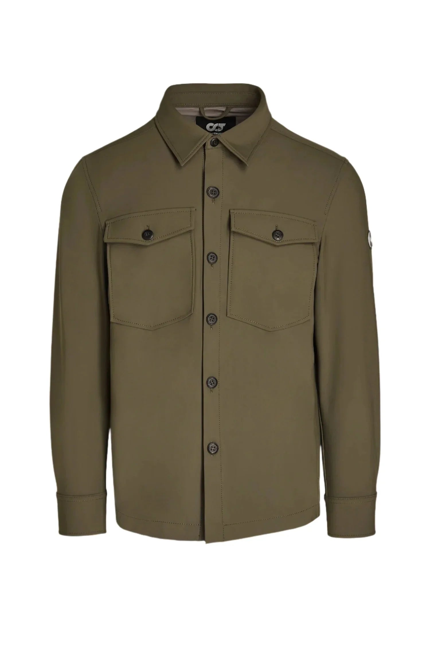 ALPHA TAURI Water-Resistant 4-Way-Stretch Overshirt KHAKI