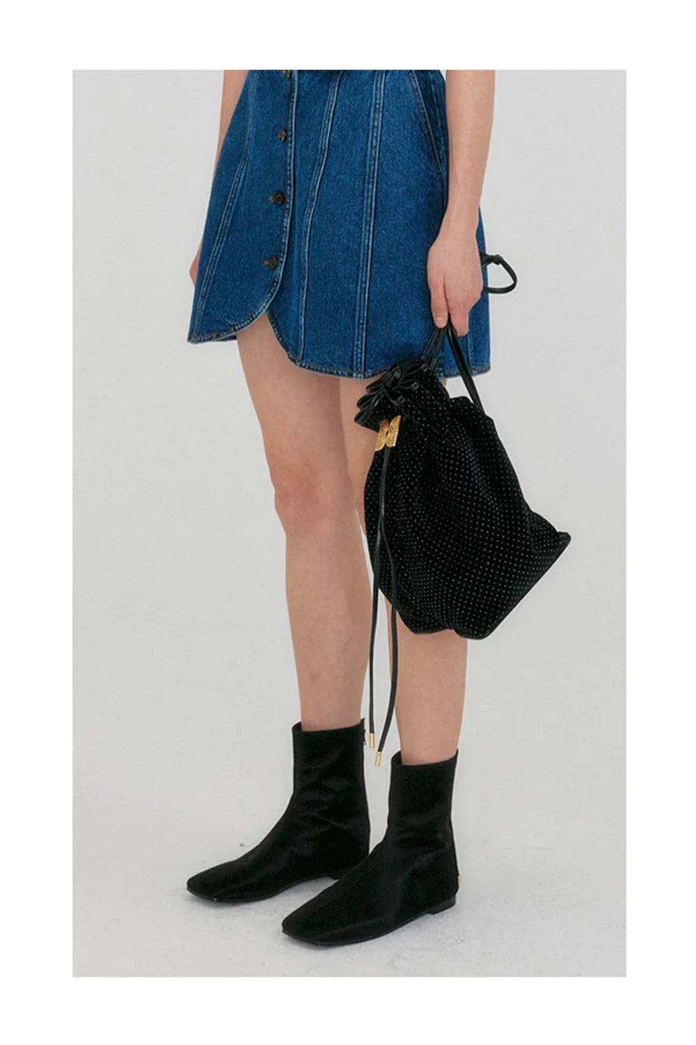 EENK Holly Velvet Drawstring Backback-6