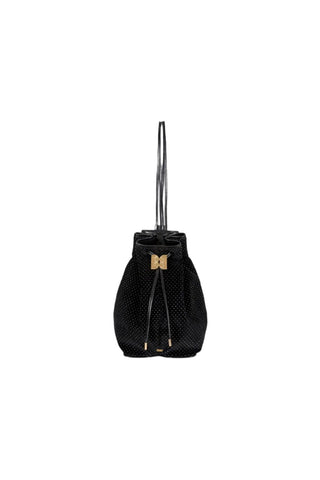 Holly Velvet Drawstring Backback